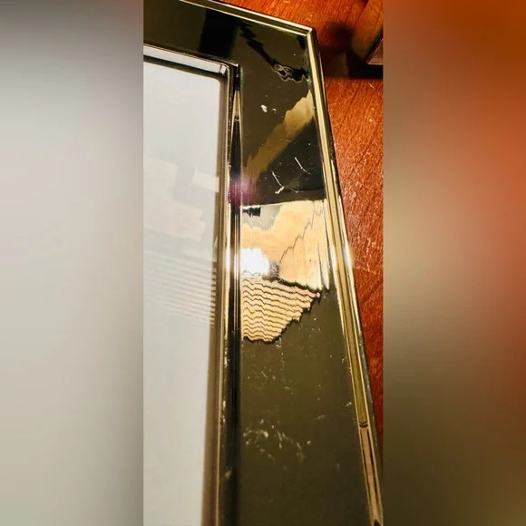 NWOT 2 Pottery Barn Silver Tone Frames Winter Theme skis antlers preppy cabin - Picture 9 of 15